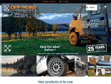 Tablet Screenshot of offroadaccessoires.ch